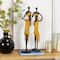Handmade Polystone African Inspired Sculpture Set